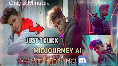Midjourney AI Photo editing Tutorial 2023 |  3D Ai Cartoon Photo editing in Mobile | #smrtech