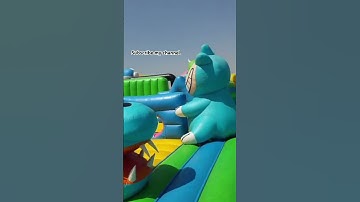 Thumbnail of Biggest Balls pool | Jumping Castle | Heeriye song | YT shorts