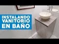 Cómo instalar un vanitorio para el baño