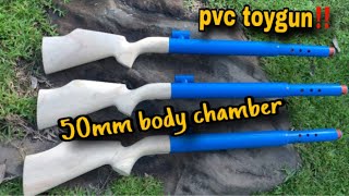 pvc toygun❗️ sniper type 50mm body chamber #diy #tutorial #slingshot #toys | |kharding lifestyle