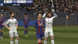 DLS 2017 FC BARCELONA VS REAL MADRID