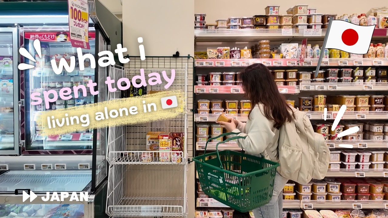 realistic day in my life in japan | spring break, groceries & life updates