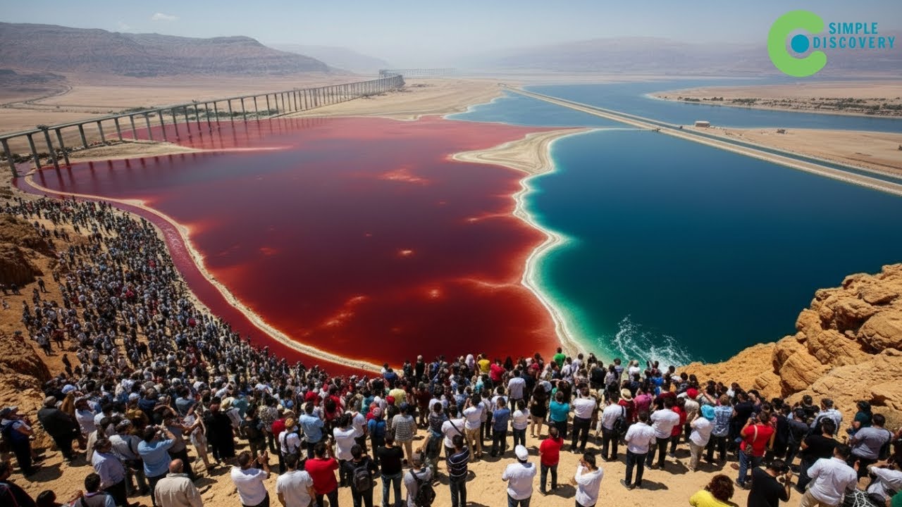 Israel DIVIDES THE DESERT TO DIVERT WATER from the Red Sea into the Dead Sea, Scientists Are Worried