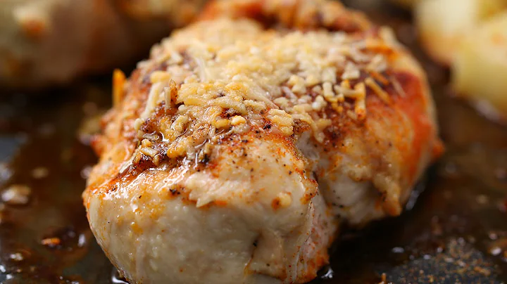 One-Pan Garlic Parmesan Chicken And Vegetables