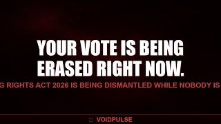 Your Vote Is Being Erased Right Now — Nobody Is Watching
