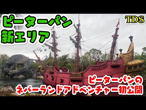 ピーターパン【新エリア初公開】ピーターパンのネバーランドアドベンチャー【TDS】Tokyo Disneysea