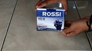 Unboxing Aki Motor Honda GTZ5S Asli AHM