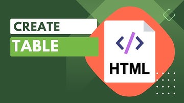 How to create table in html | Html Tutorial | E3schools