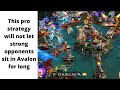 This pro strategy will not let strong opponents sit in avalon for long  king of avalon