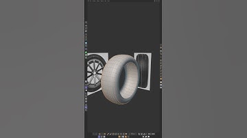 3D tyre modeling #3dmodeling #blender3d #3dsmax #maya