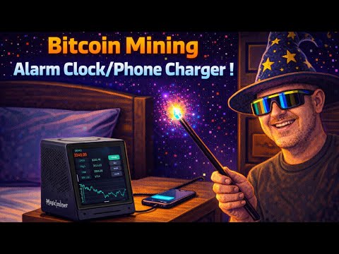 Bitcoin Mining Alarm Clock / Phone Charge