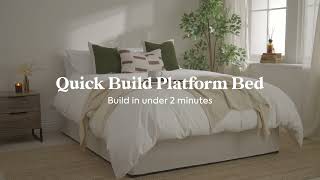 Cosmopolitan Quick Build Platform Bed Frame | Dreams Beds