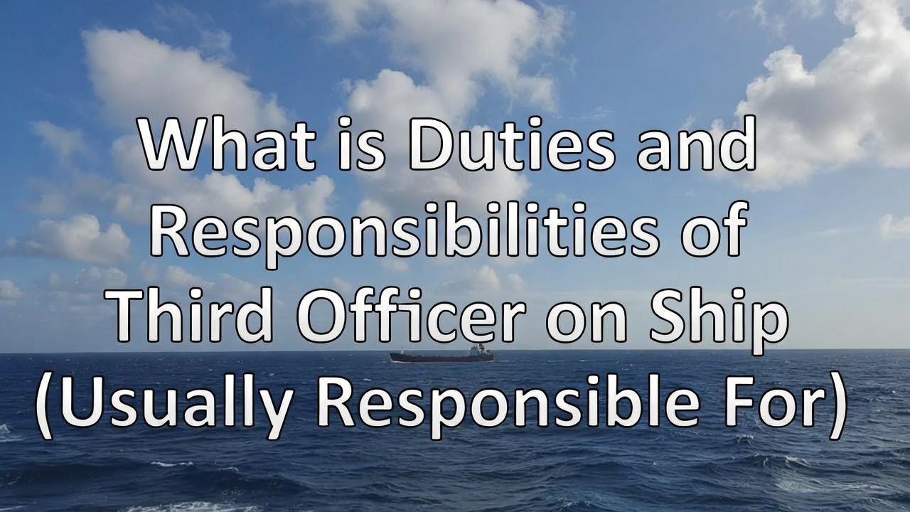 Обязанности и ответственность третьего помощника капитана на судне