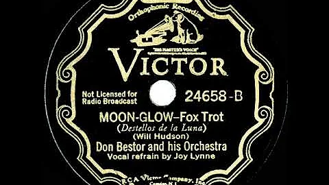 1934 Don Bestor - Moonglow (Joy Lynne, vocal)