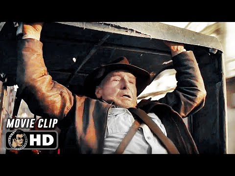 INDIANA JONES AND THE DIAL OF DESTINY Clip - "Rickshaw Chase Scene" (NEW 2023)