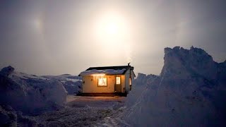 DIGGING our way IN! (Alaskan, OFF-GRID Cabin)