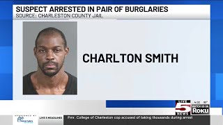 VIDEO: Police arrest serial burglar after West Ashley restaurants broken into