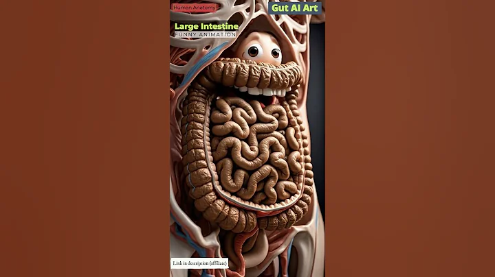 Constipation and Constipated Stool through the Large Intestine Animation | Gut AI Art | 31