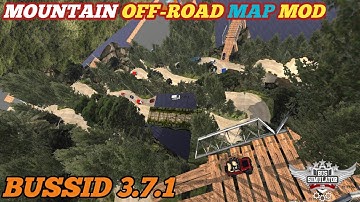 mountain off-road map mod bussid 3.7.1|mountain off-road map mod for bus simuloter indonesia