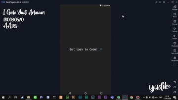 UTS MOBILE PROGRAMMING - I Gede Yudi Artawan - 180030570