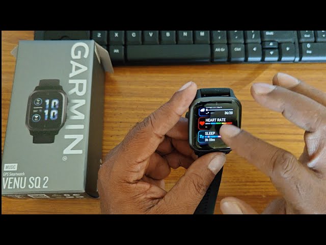 Garmin Venu SQ 2 Music Unboxing Peach Gold Ivory 