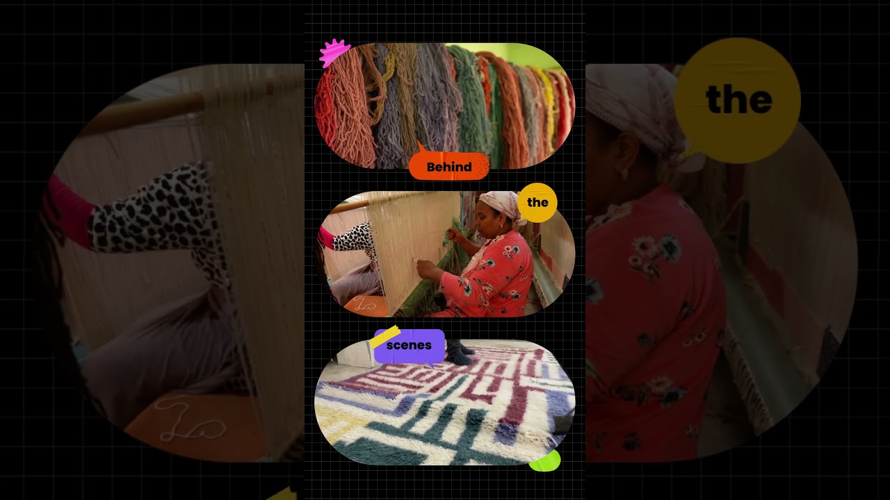 Behind the Scenes: The Art of Weaving Moroccan Handmade Rugs