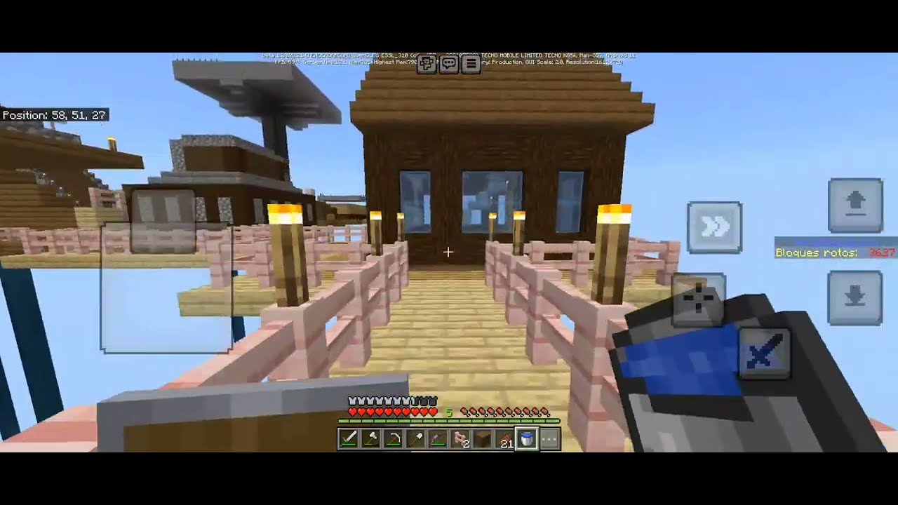 l made best villager town hall in Minecraft one block - YouTube