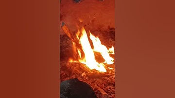 Api unggun di Camping Ground