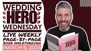 LIVE Wedding Zero to Ceremony Hero Week 5: Mics and PreCeremony Details [Wedding Hero Wednesday!]