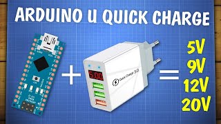 Управляем Quick Charge адаптером с Arduino!