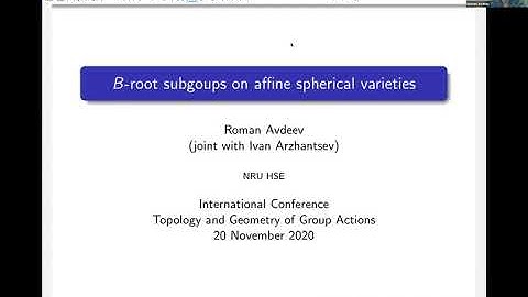 Roman Avdeev. B-root subgroups on affine spherical varieties