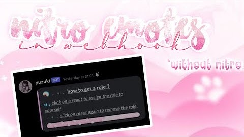 how to use animated emojis in webhook without nitro | on mobile | discord tutorial 🌸🍥