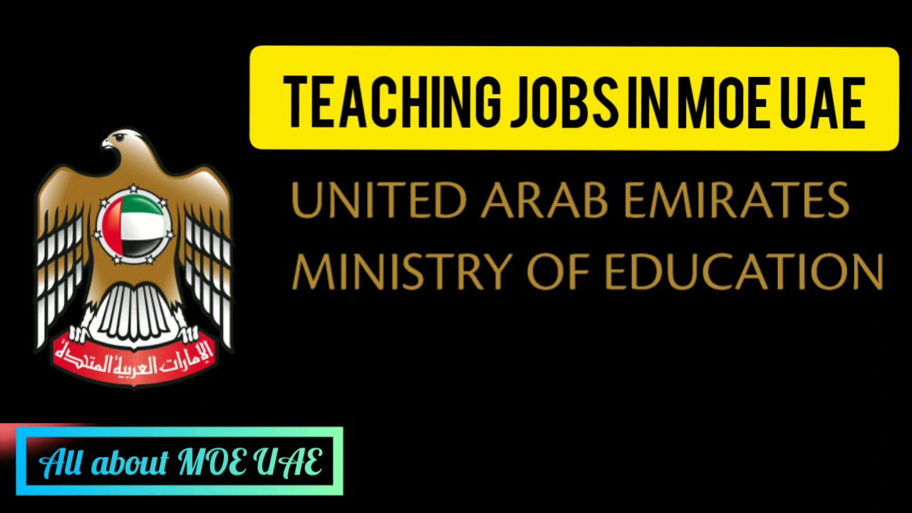 ministry of education teaching jobs uae