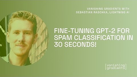 Fine-Tuning GPT-2 to create a spam classifier in 30 seconds!