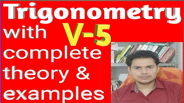 Trigonometry NCERT+ complete theory And examples.