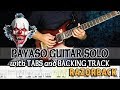 RAZORBACK | PAYASO SOLO with GUITAR PRO 7 TABS and BACKING TRACK | ALVIN DE LEON (2019)