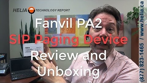 Fanvil PA2 SIP Paging Device Review and Unboxing
