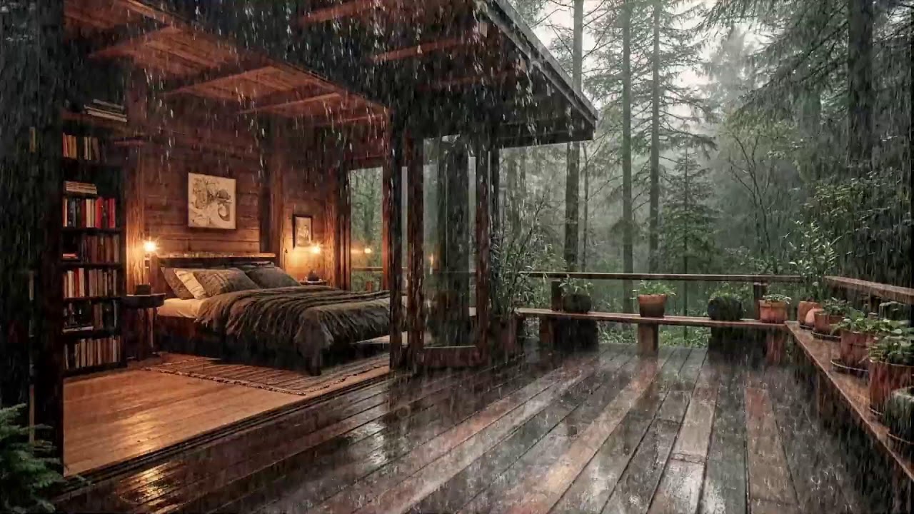 Soft Tropical Rain ASMR for Study Sessions, Coding, Writing, and Calm Concentration Focus