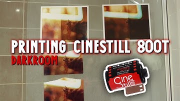 Darkroom Printing Cinestill 800T! and many other prints