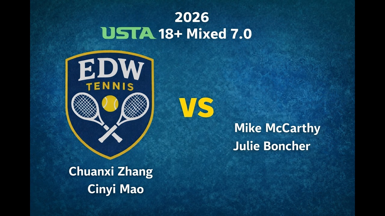 [2026/03/04][USTA 18+ Mixed 7.0] Chuanxi Zhang, Cinyi Mao vs Mike McCarthy, Julie Boncher