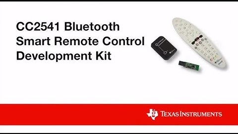 Bluetooth® Smart Remote Control Design for the Internet of Things