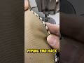 How to perfectly handle the end of the rope | Sewing novice skills