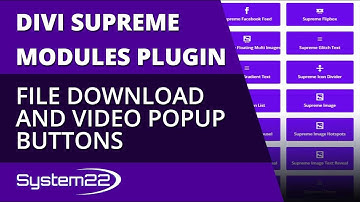 Divi Supreme Modules File Download And Video Popup Buttons 👈
