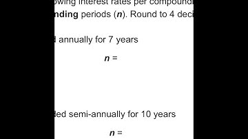Compound interest Part 1 - compounding periods