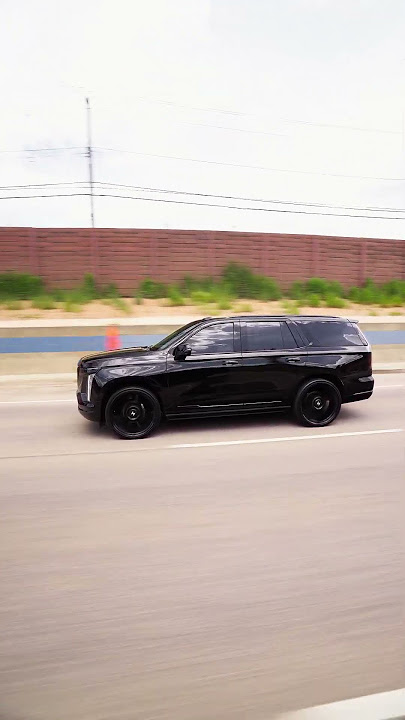 Blacked-Out Luxury Escalade