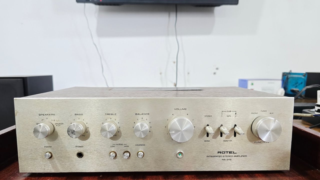 ROTEL Vintage Stereo Amplifier RA-312/For Sale/Infinity Audio