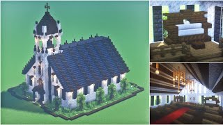 HOW TO BUILD A CHURCH IN MINECRAFT - Minecraft Tutorial screenshot 1