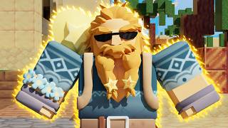 Tryharding With New Beachday Miner Kit Skin (Roblox Bedwars) screenshot 1