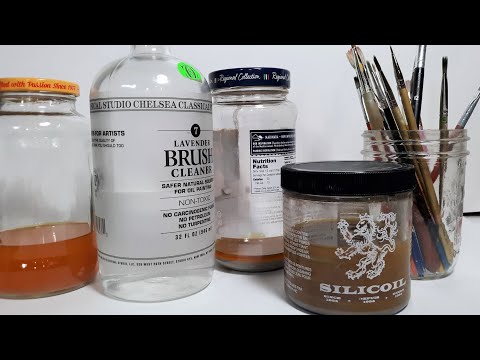 How I conserve oil painting solvents and save money