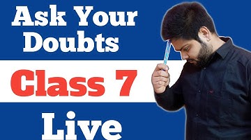 Ask Your doubts || Class 7 Maths  @UTUGEducation